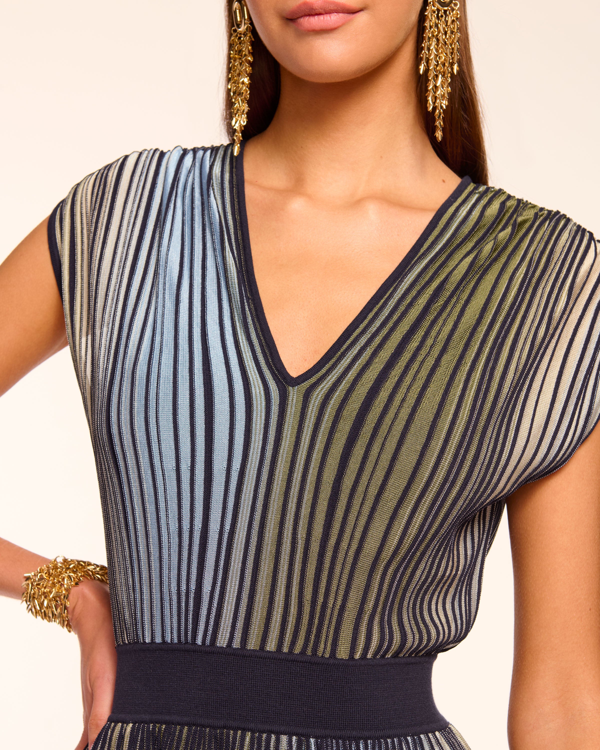 Marisol Ombre Knit Mini Dress - Image 3