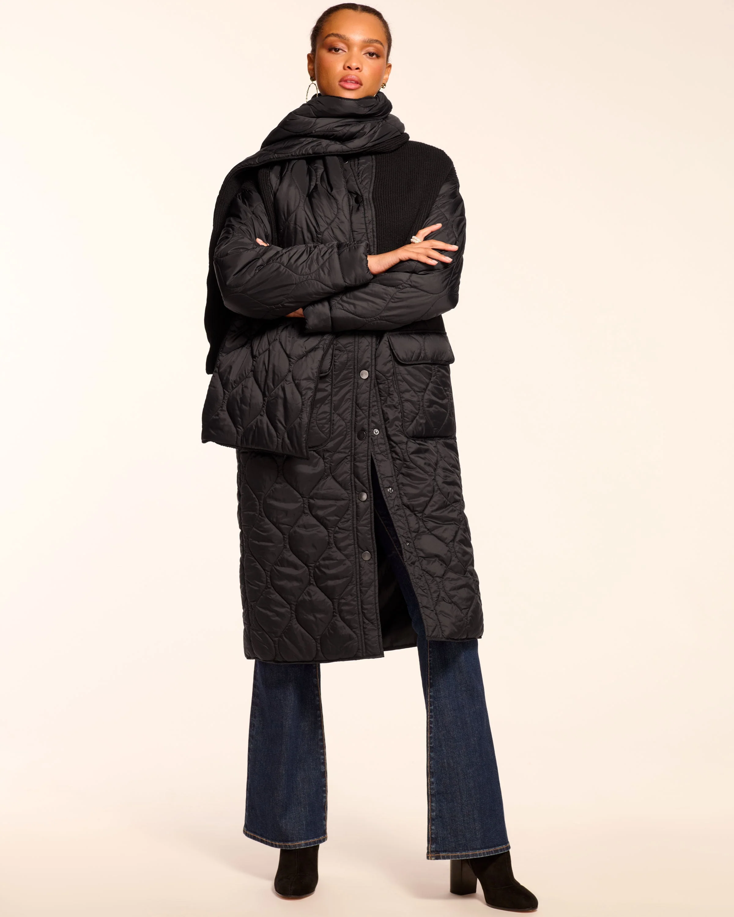 Melanie Combo Puffer Coat - Image 4