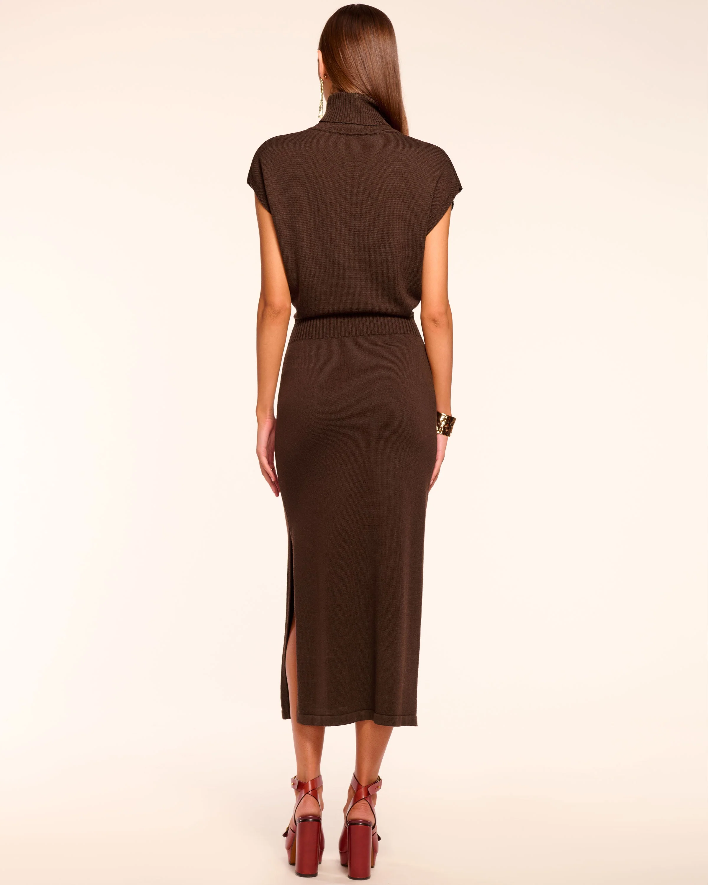 Natalie Merino Turtleneck Midi Dress - Image 9