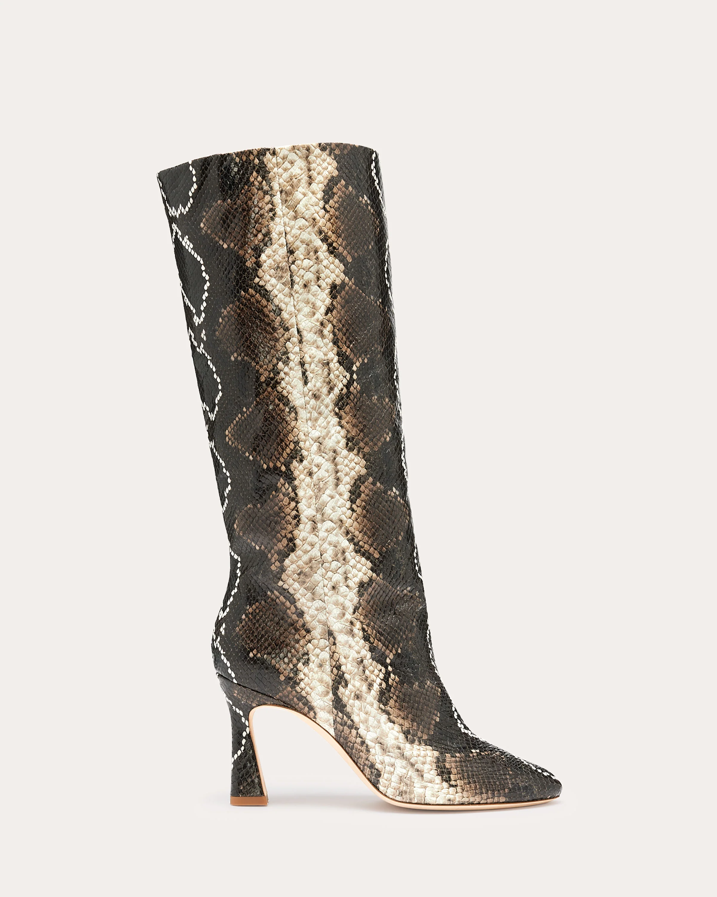 Queen Heeled Snake Boots - Image 11