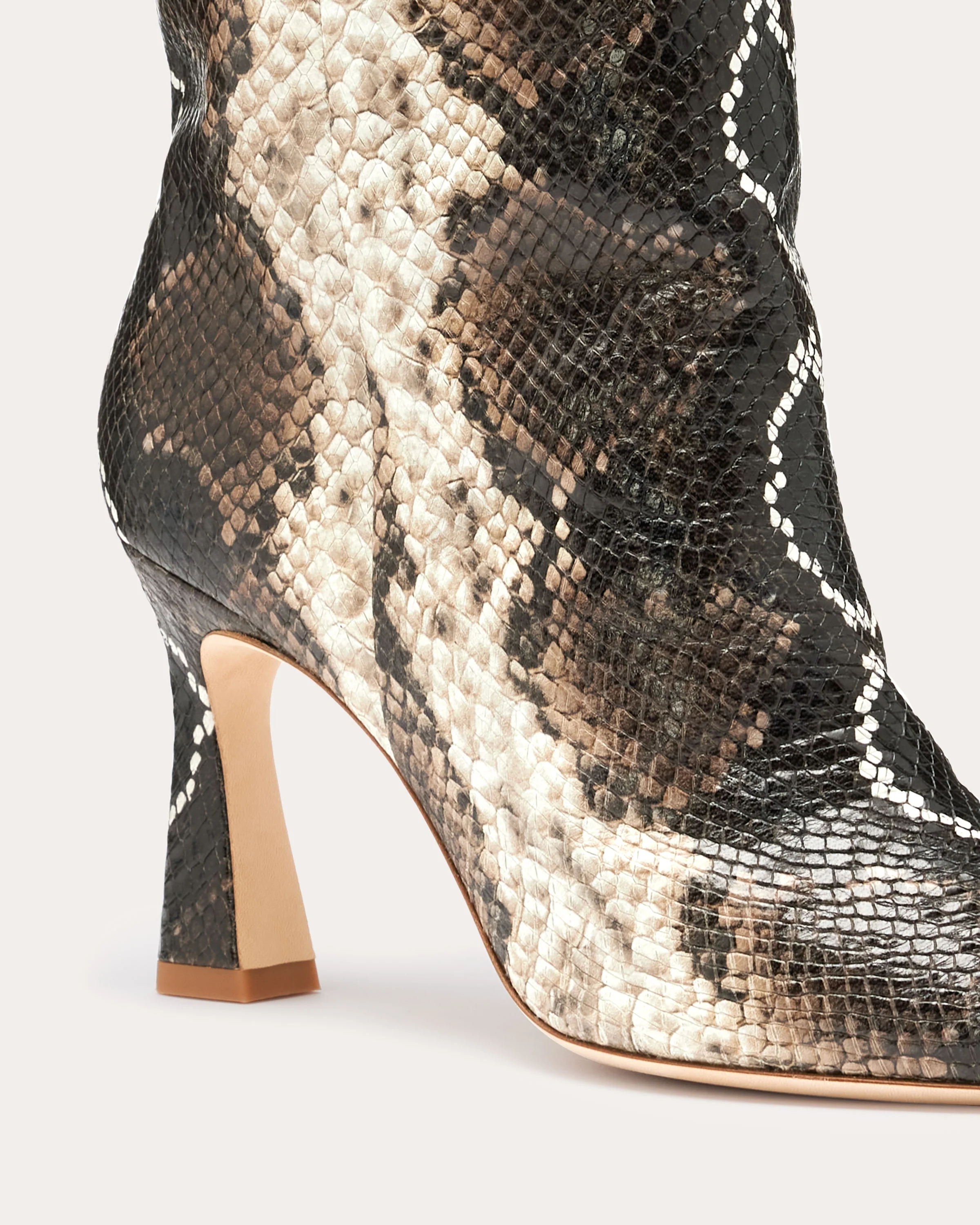 Queen Heeled Snake Boots - Image 13