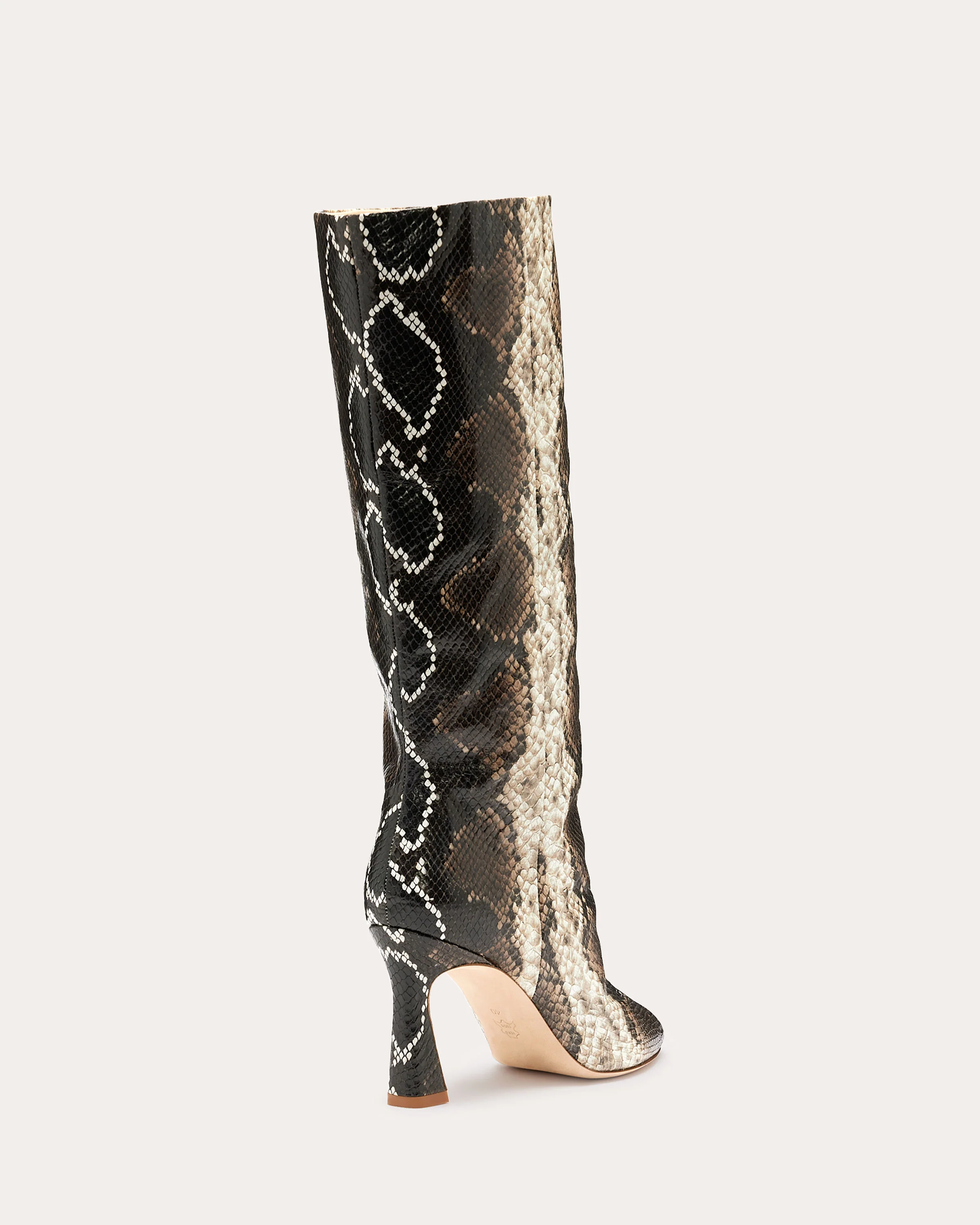 Queen Heeled Snake Boots - Image 14