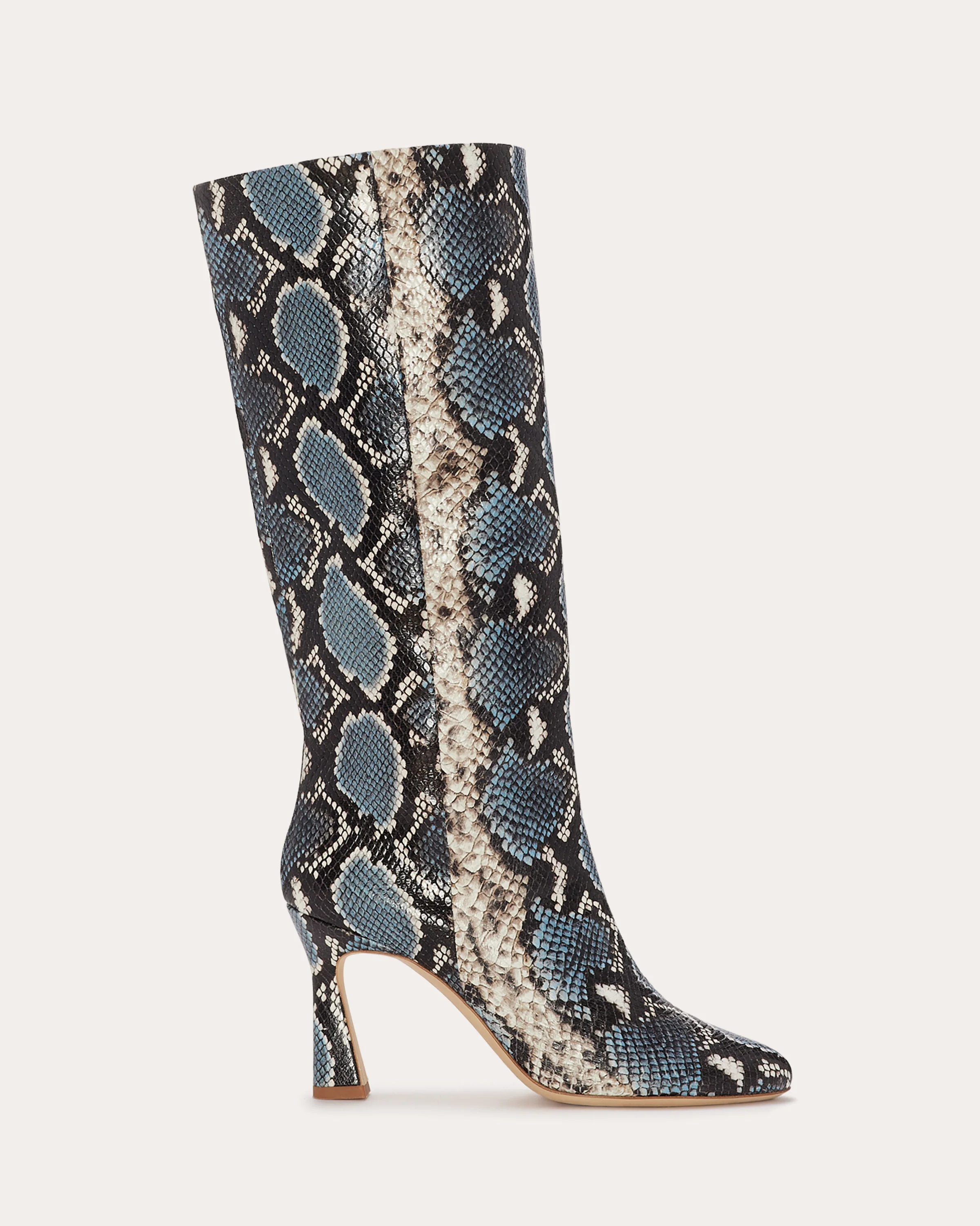 Queen Heeled Snake Boots - Image 3