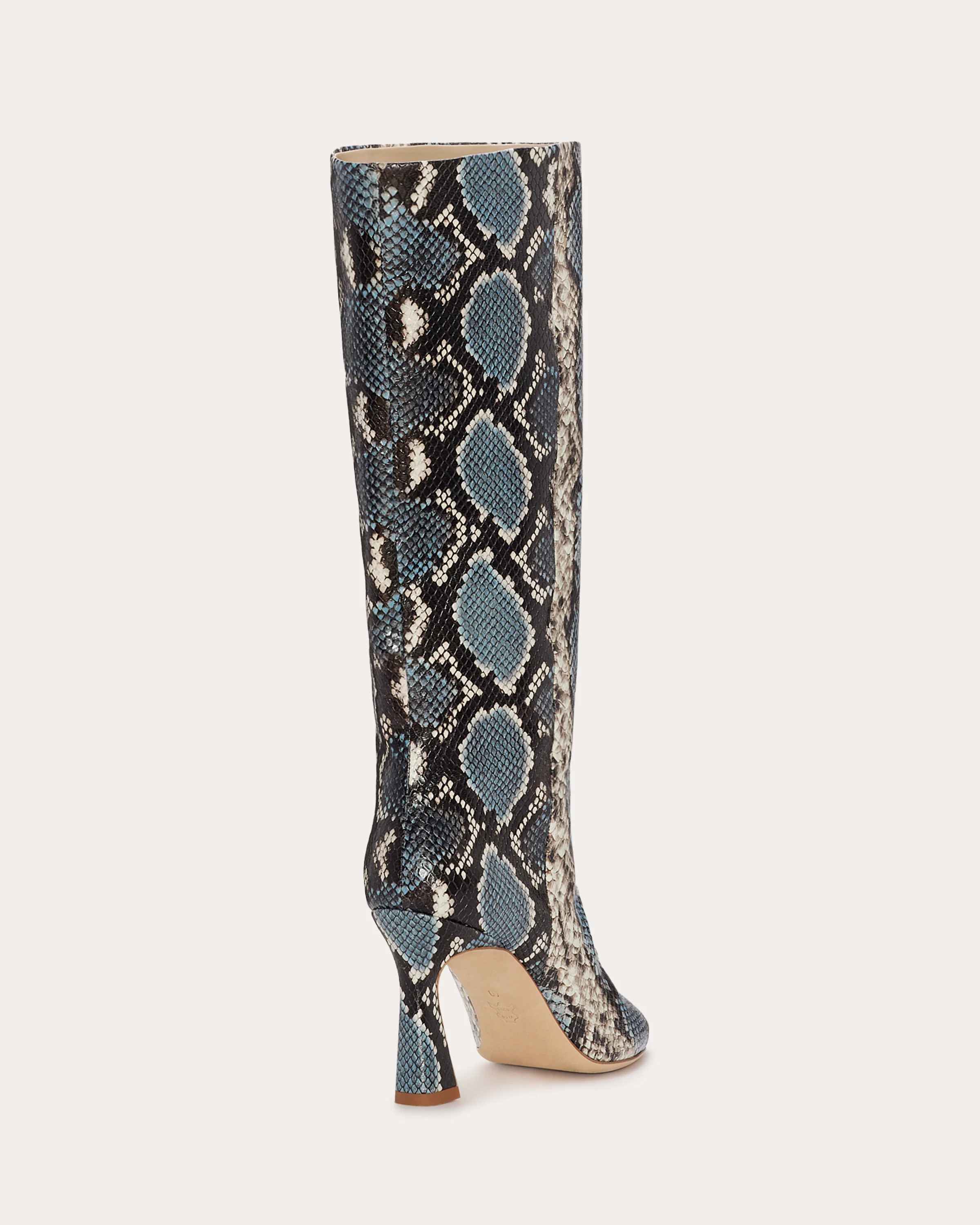 Queen Heeled Snake Boots - Image 5