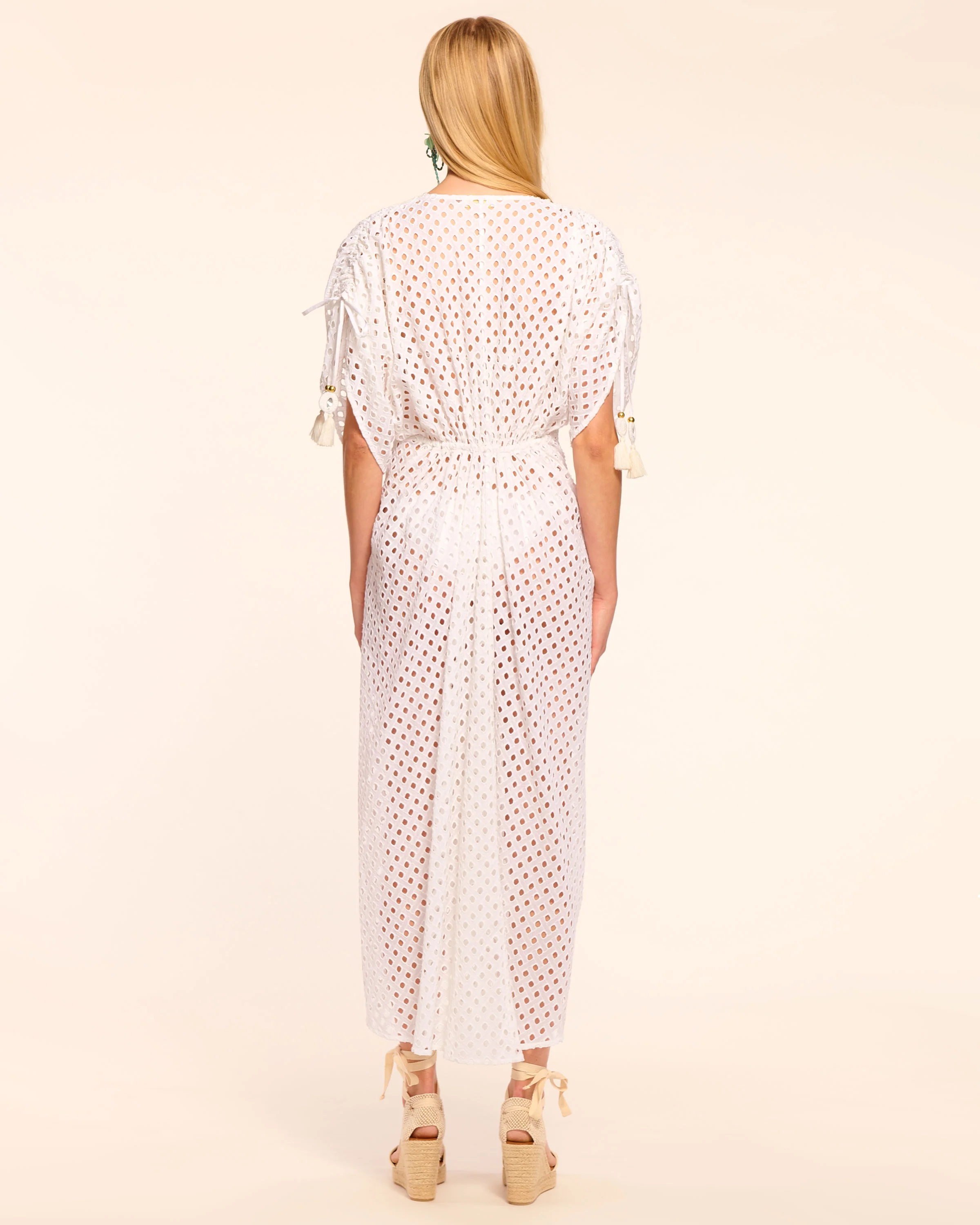 Rashelle Eyelet Coverup Maxi Dress - Image 4
