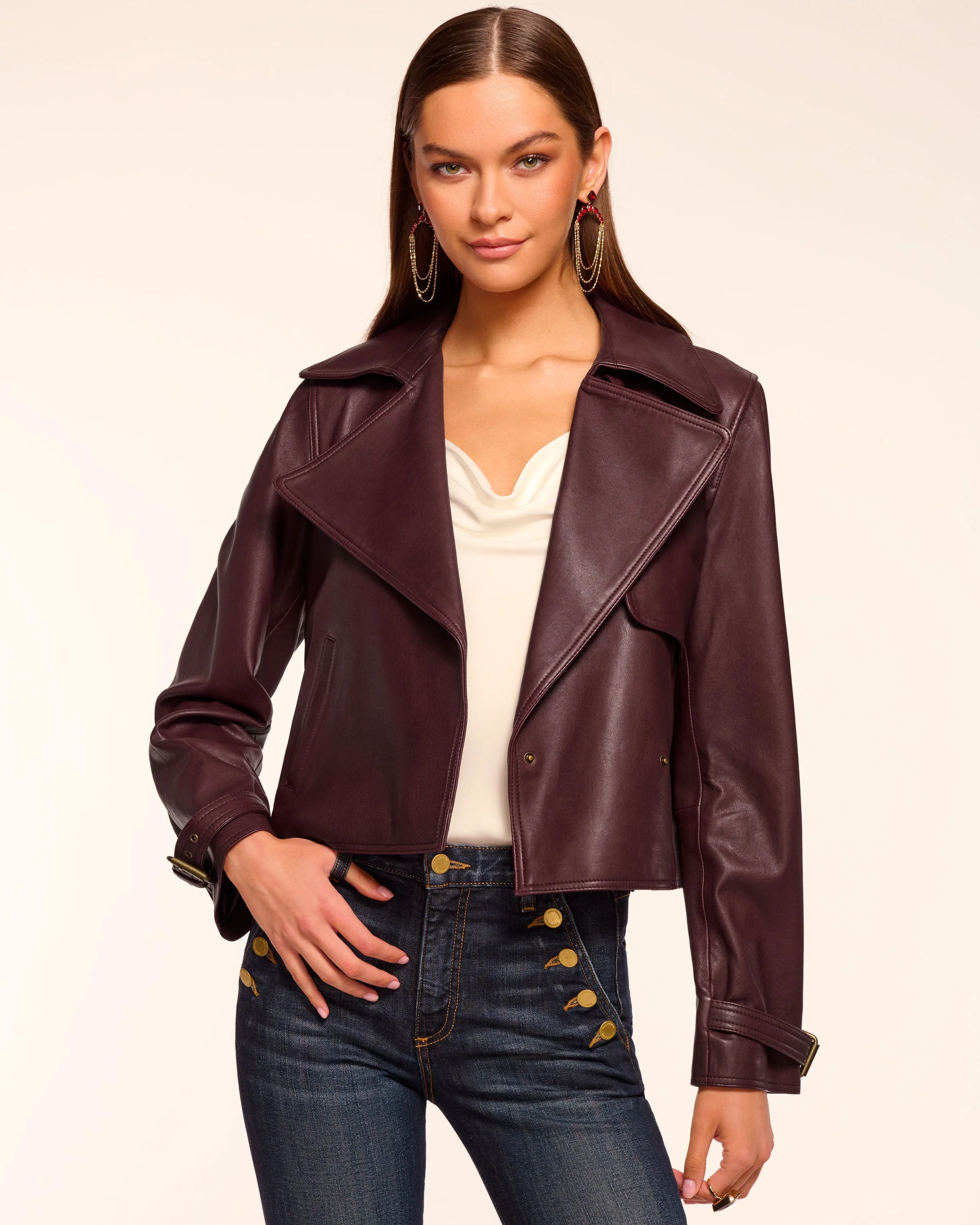 Rylie Leather Jacket - Image 6