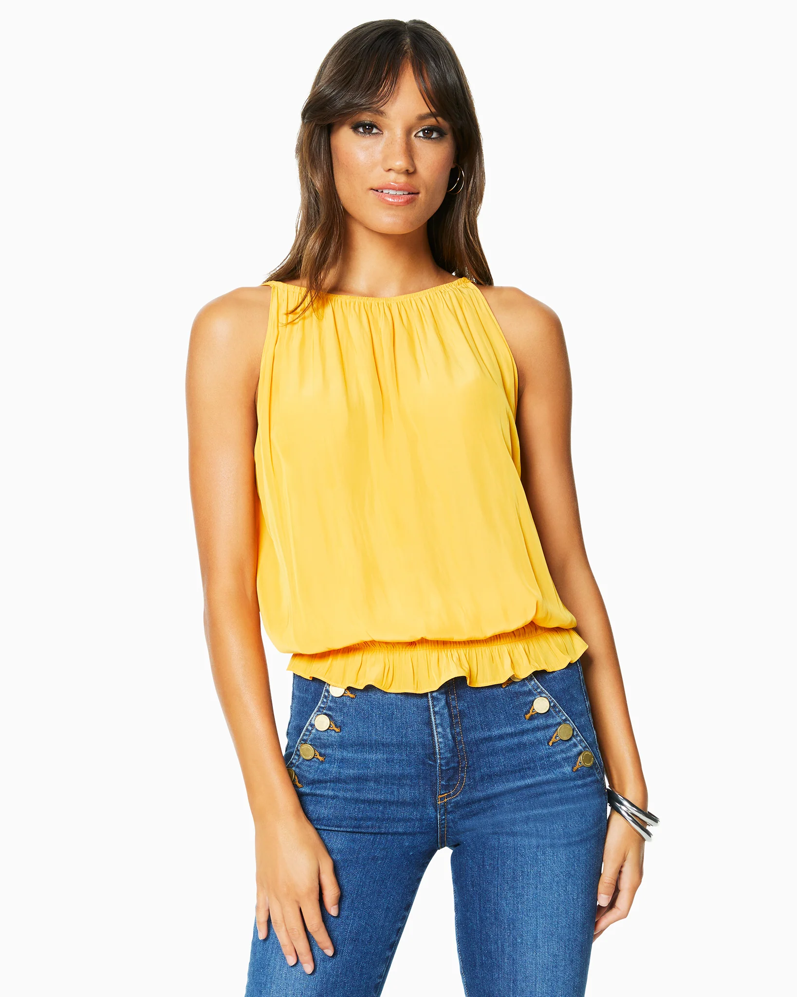 Sleeveless Lauren High Neck Tank Top - Image 7