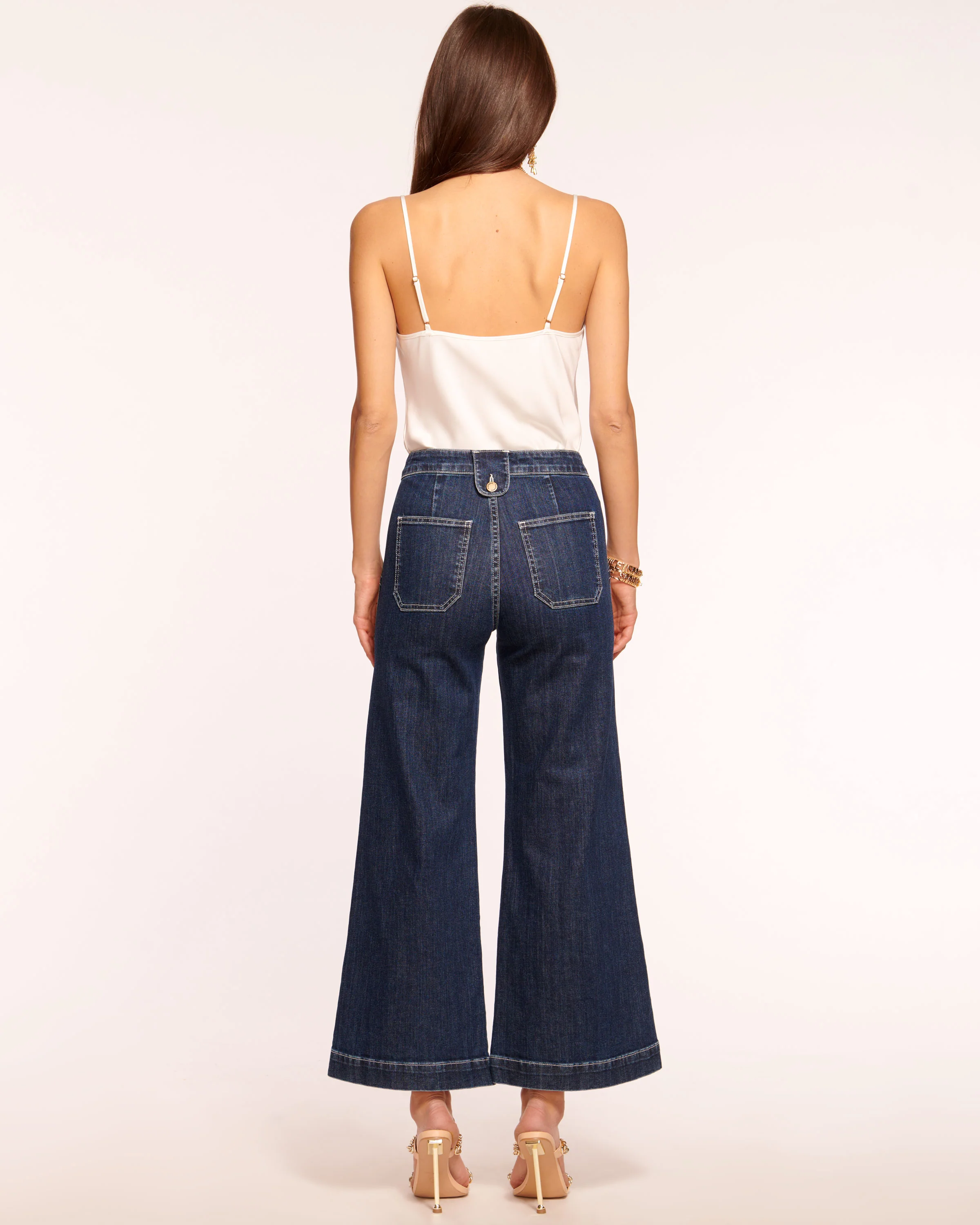 Theodora Cropped Wide Leg Jean - Image 4