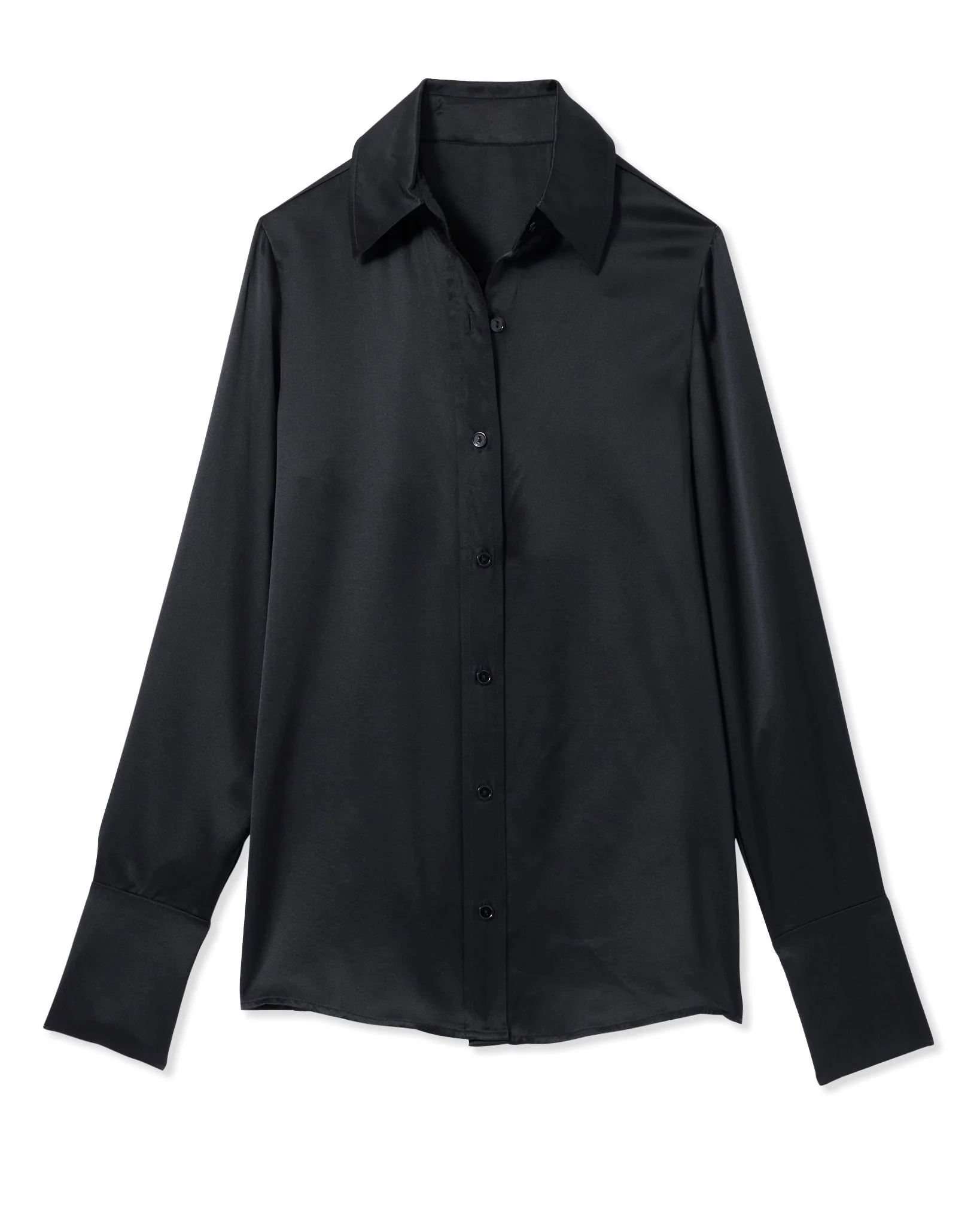 Victoria Silk Button Down Blouse - Image 70