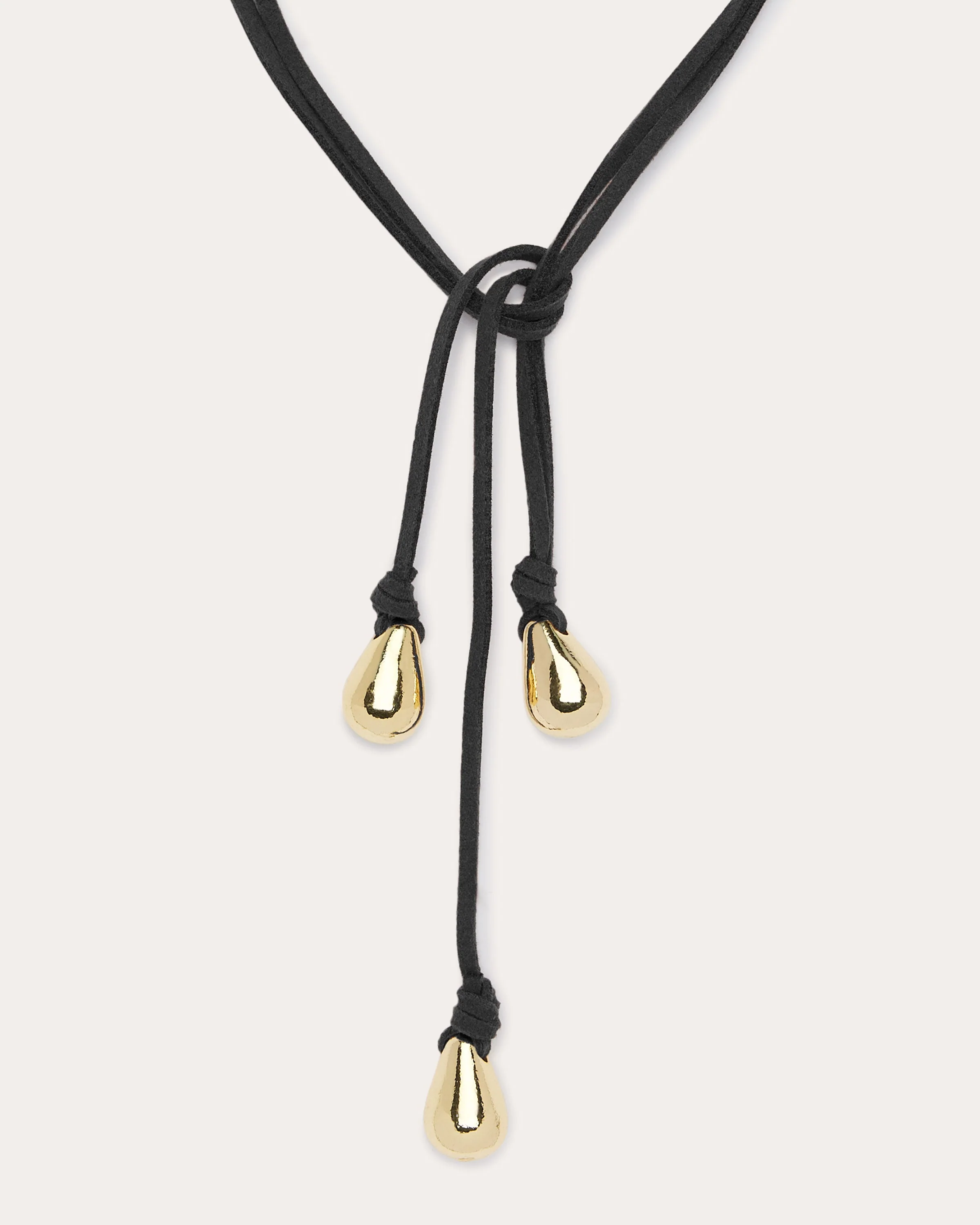 Yara Suede Tie Necklace - Image 5